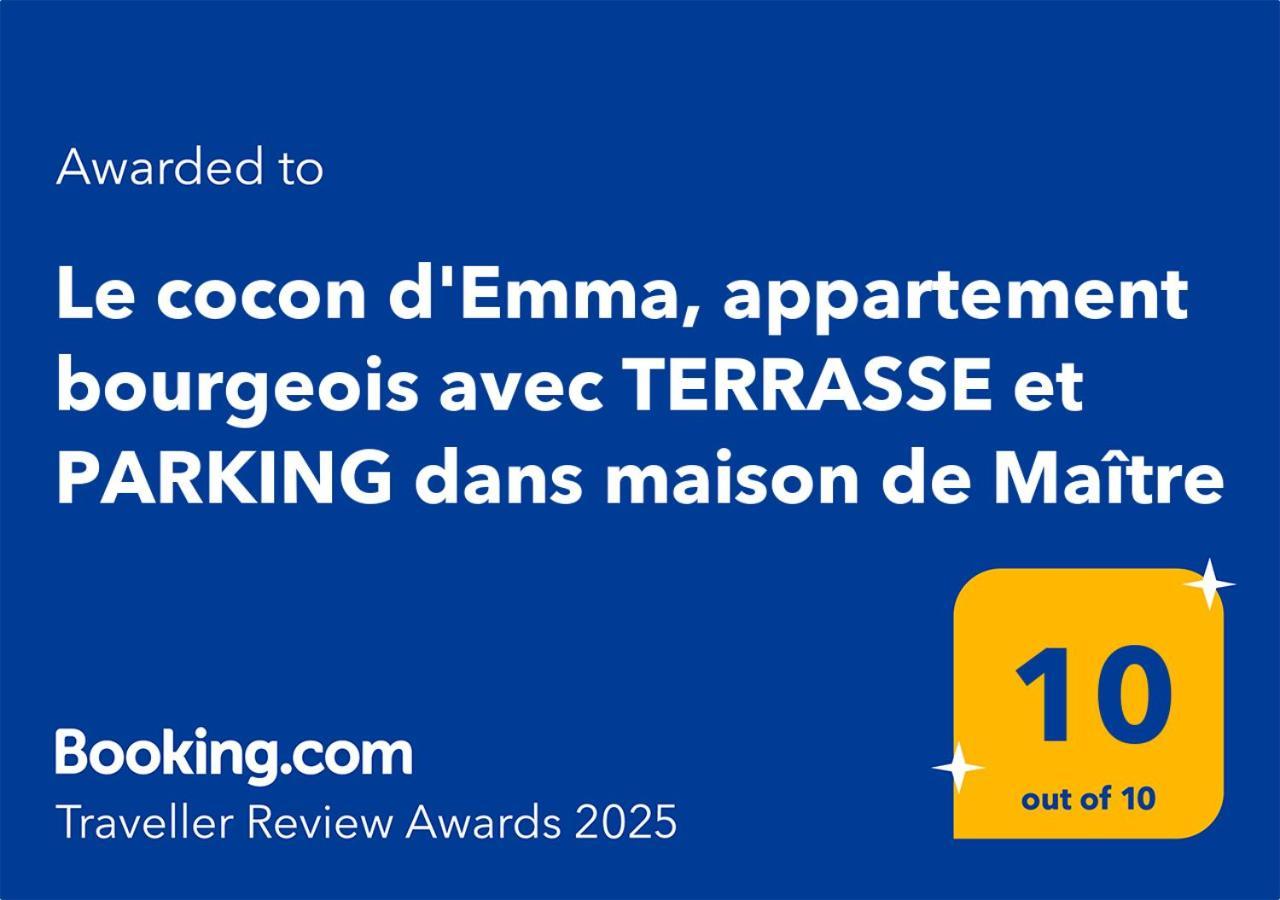 Le Cocon D'Emma, Appartement Bourgeois Avec Terrasse, Et Parking Gratuit Dans Maison De Maitre Страсбург Екстер'єр фото
